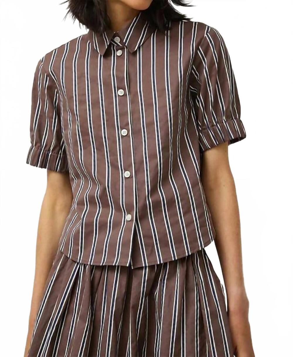 NEW NO. 6 chloe top in cambridge brown